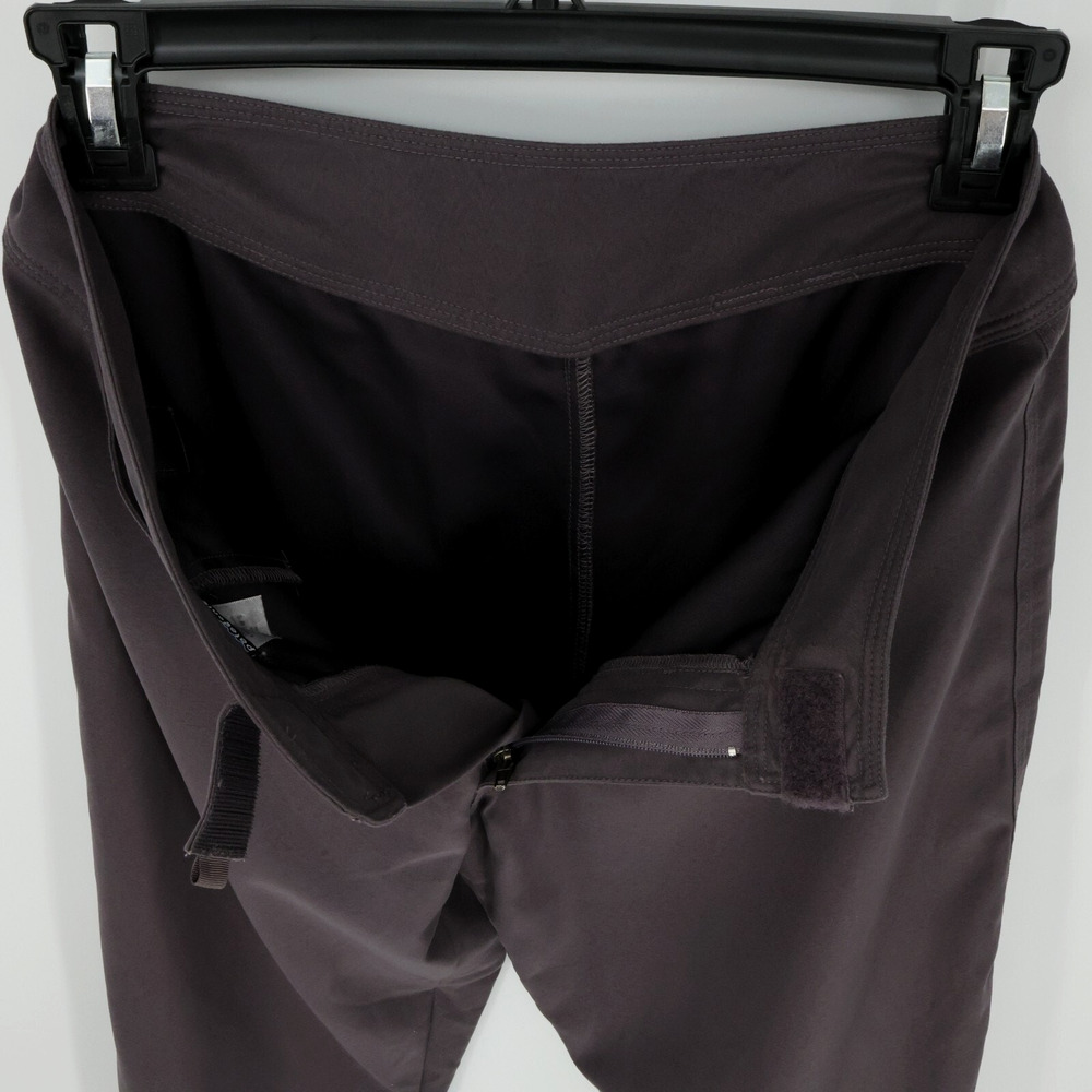 Patagonia Pants Womens 2 Plum Ankle Hiking Straight Leg Zip Hook Loop Gorpcore - Picture 13 of 14